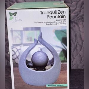 Tranquil Zen Fountain - Gray